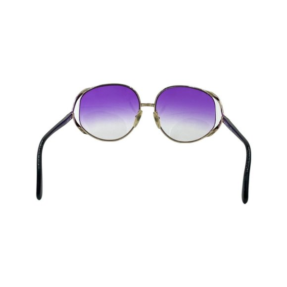 70\'s  80\'s Butterfly CHRISTIAN DIOR Sunglasses Eyewear Black Metal Frames main image 5